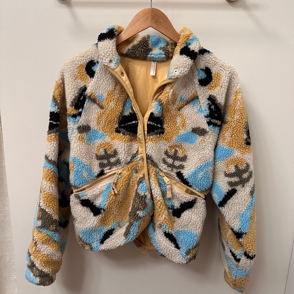 Multicolor Teddy Jacket